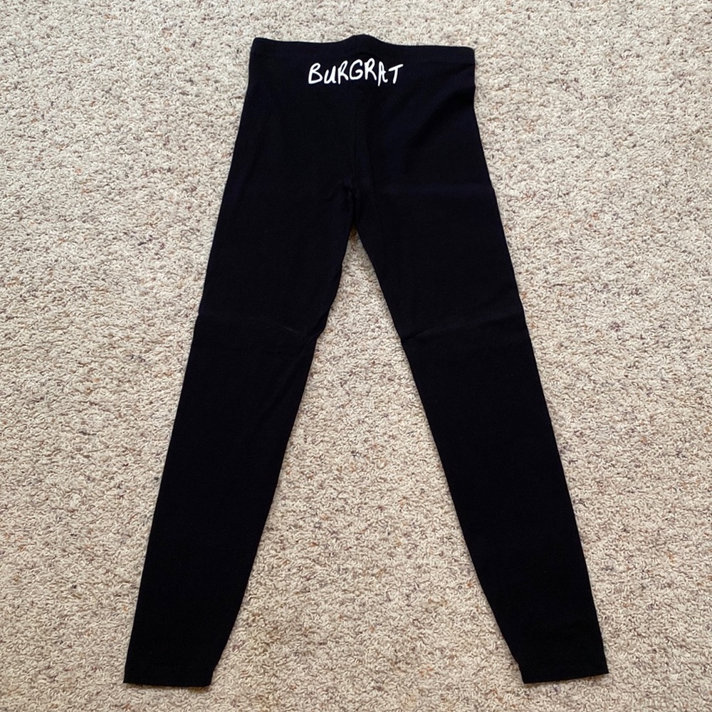 Womens large BURGRAT yoga pants.